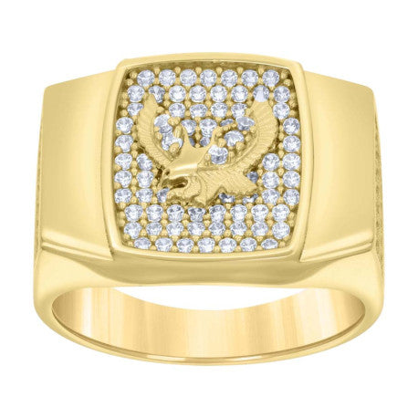 14Kt Gold Cz Ring