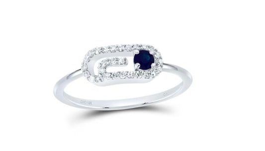 1/8CTW-DIA CN 3MM RD-BS NAT GEM PAPER CLIP RING