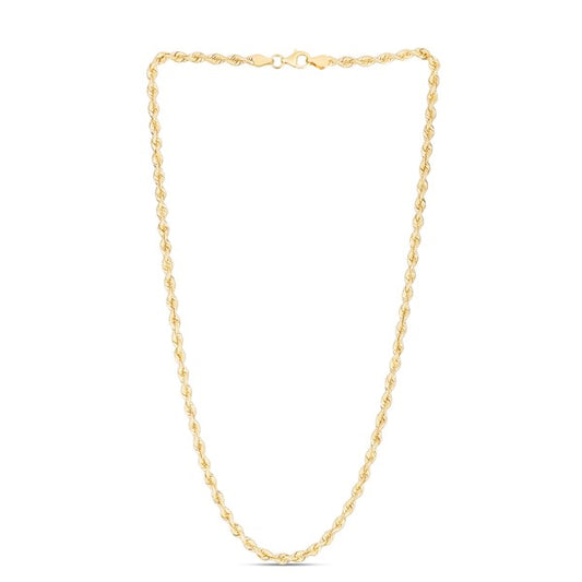 14K 3.7mm Silk Rope Chain