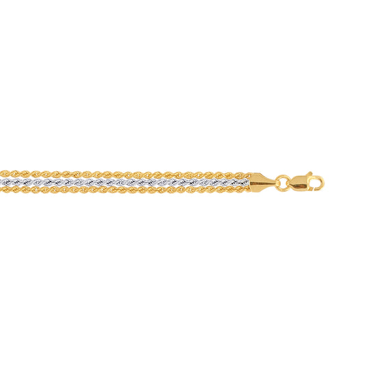 10K Two-Tone Gold Bracelet