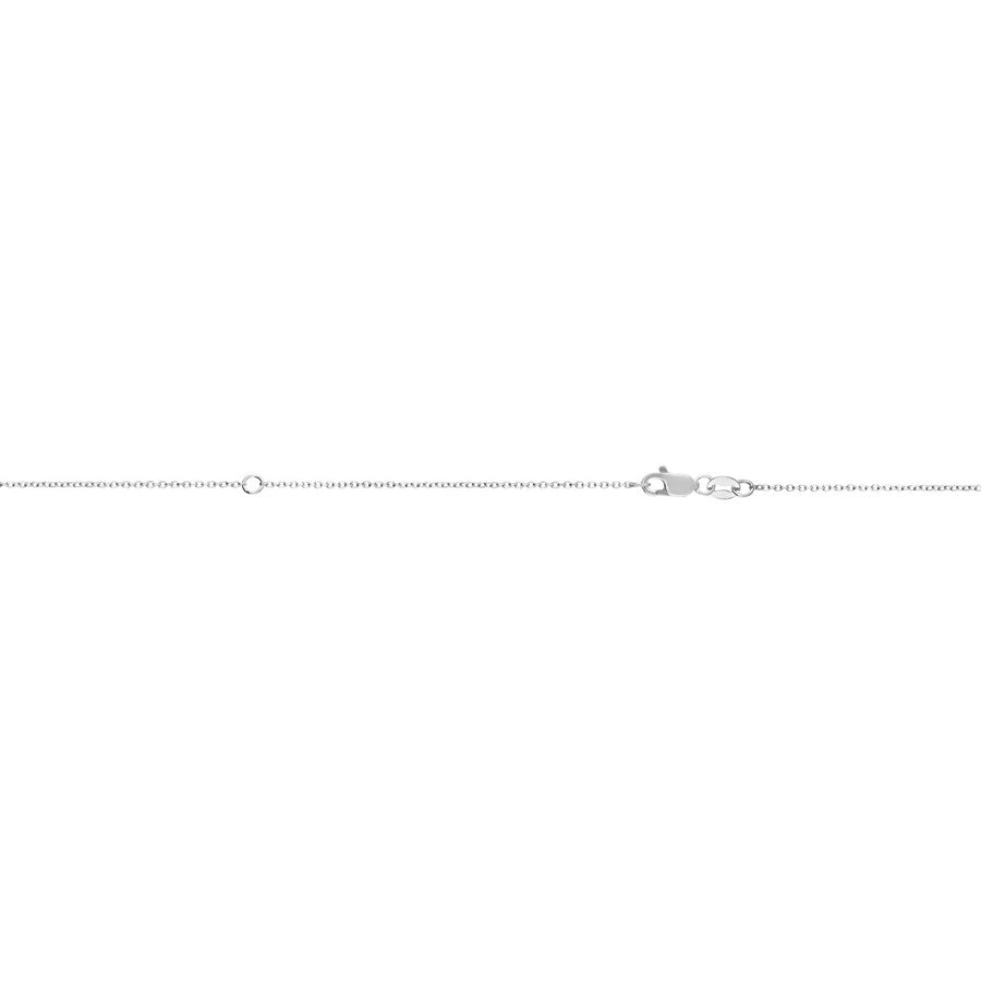 10K White Gold Chain