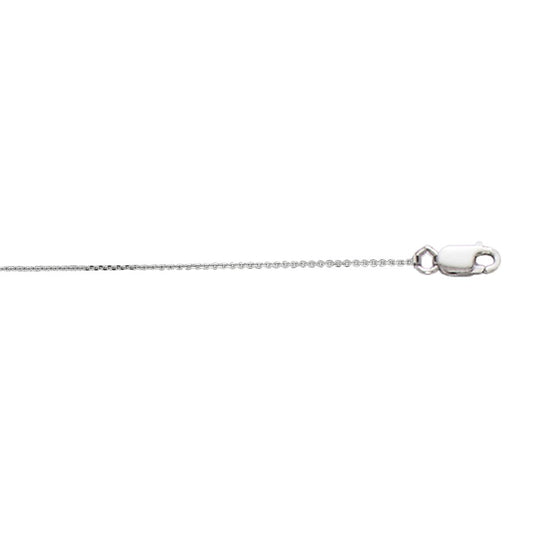 10K Gold 0.87mm Diamond Cut Cable Chain