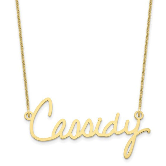 Signature Necklace in 10K Yellow Gold — 18 Inches, 1.5mm