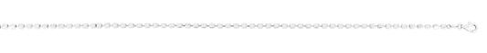 Silver 2.3mm Cube Chain