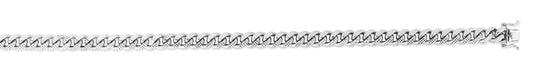 Silver 7mm Pyramid Miami Cuban Chain