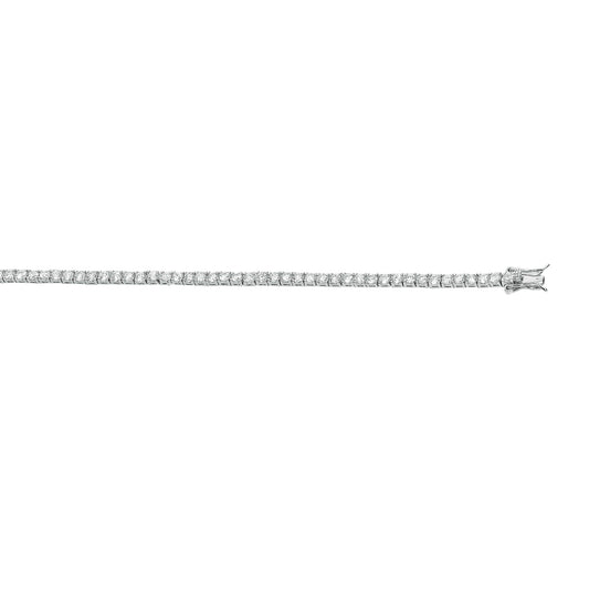 Sterling Silver Cubic Zirconia Bracelet Set