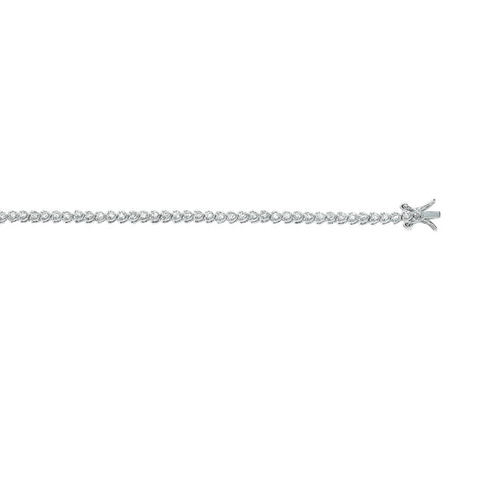 Sterling Silver Cubic Zirconia Bracelet