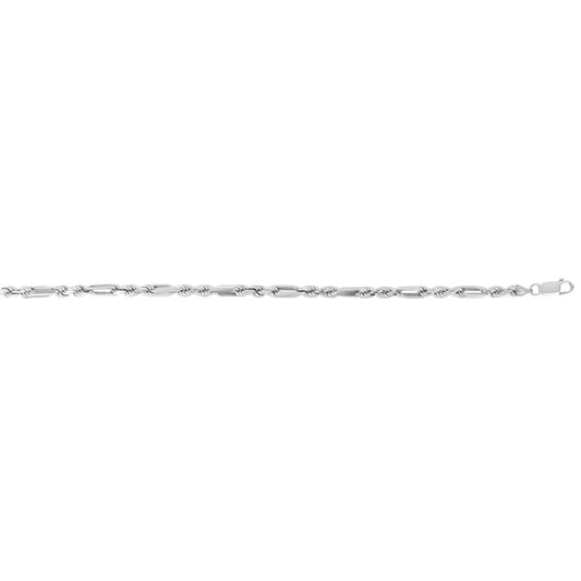 Silver 4.7mm Figarope Chain