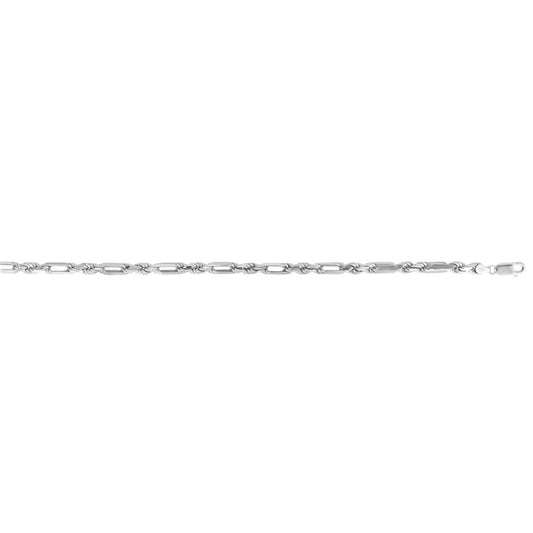 Silver 5mm Figarope Chain