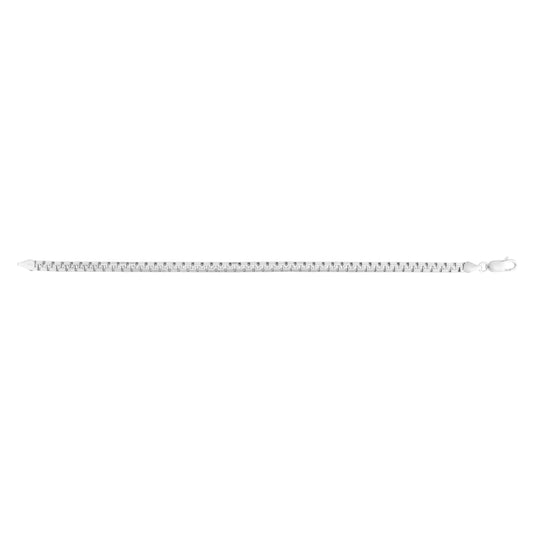 Silver 4.5mm Greek Box Chain