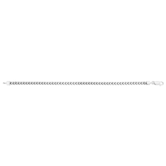 Silver 4.3mm Square Franco Chain