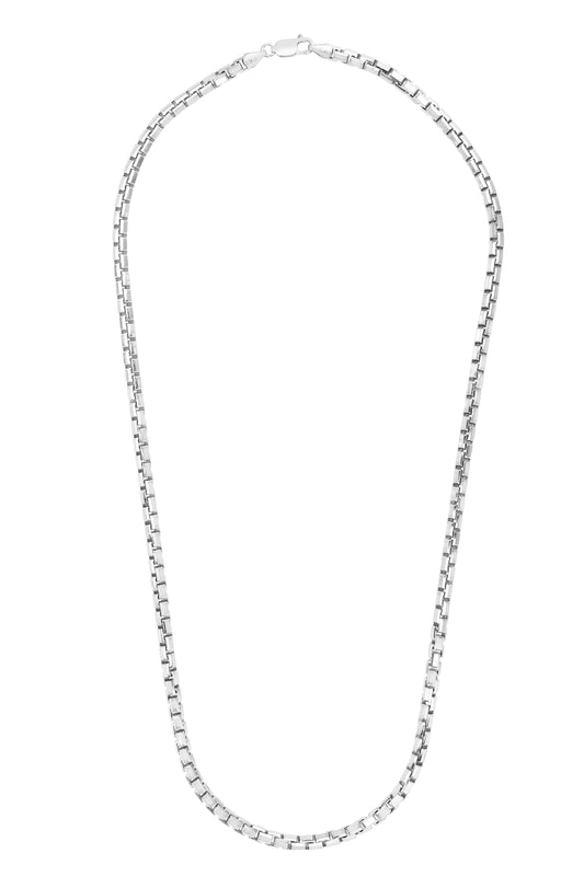 Silver 4.8mm Octogonal Box Chain