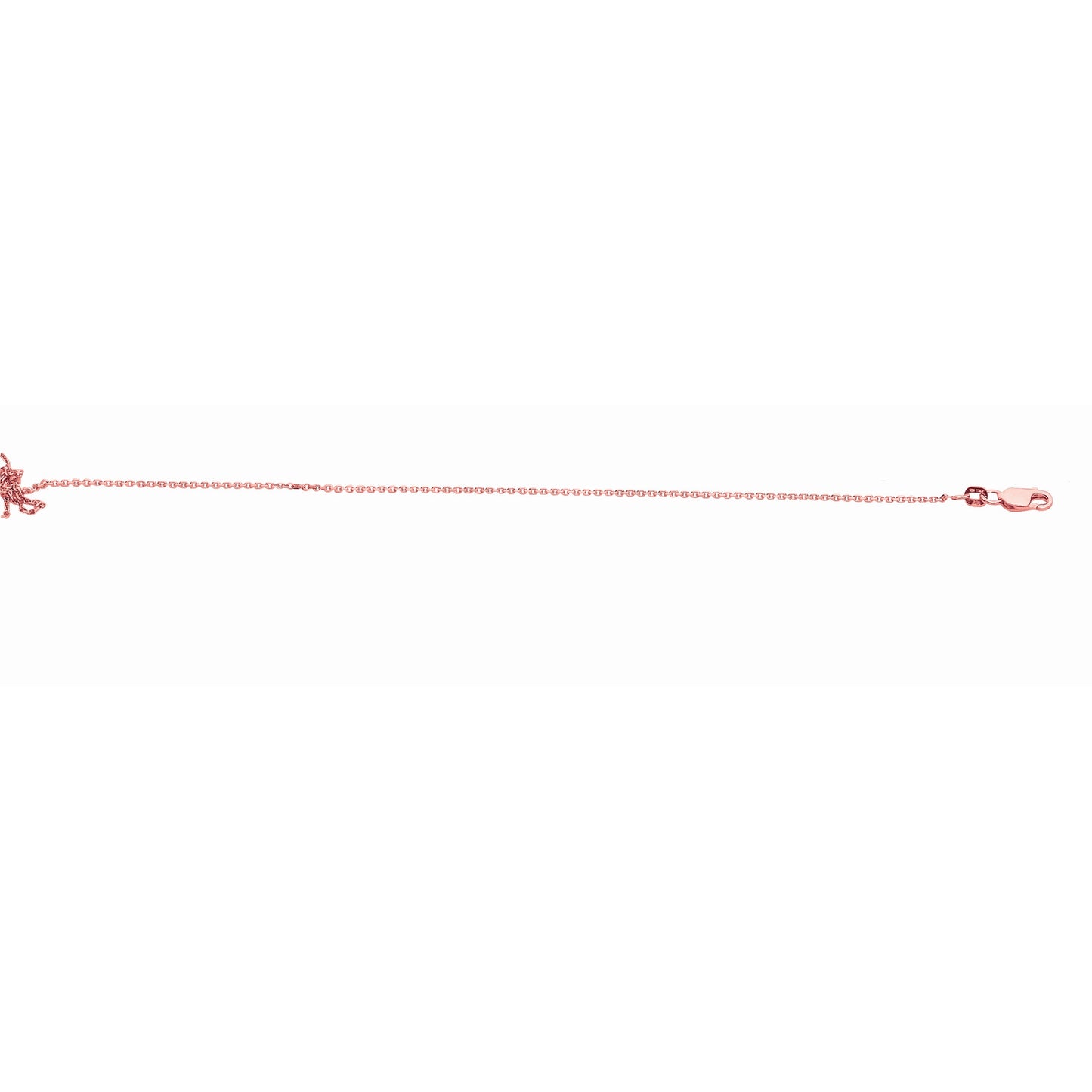 Silver 1.4mm Diamond Cut Cable Chain