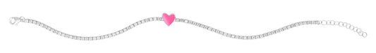 Sterling Silver Cubic Zirconia Bracelet