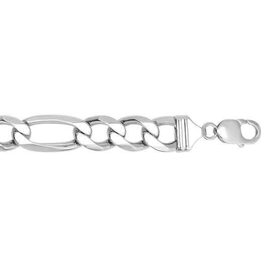 Silver 13.6mm Figaro Chain