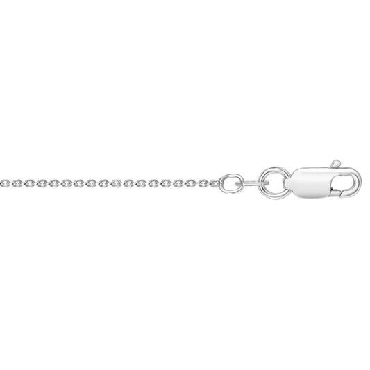 Silver 2.1mm Round Cable Chain