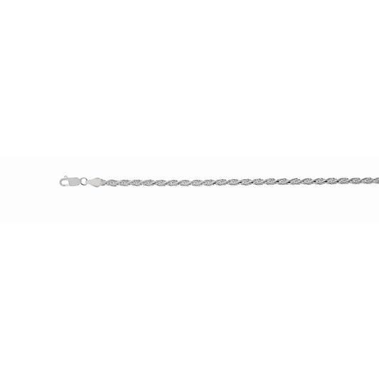 Silver 5mm Rope Chain