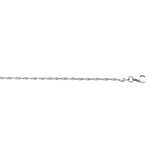 Silver 1.5mm Singapore Chain
