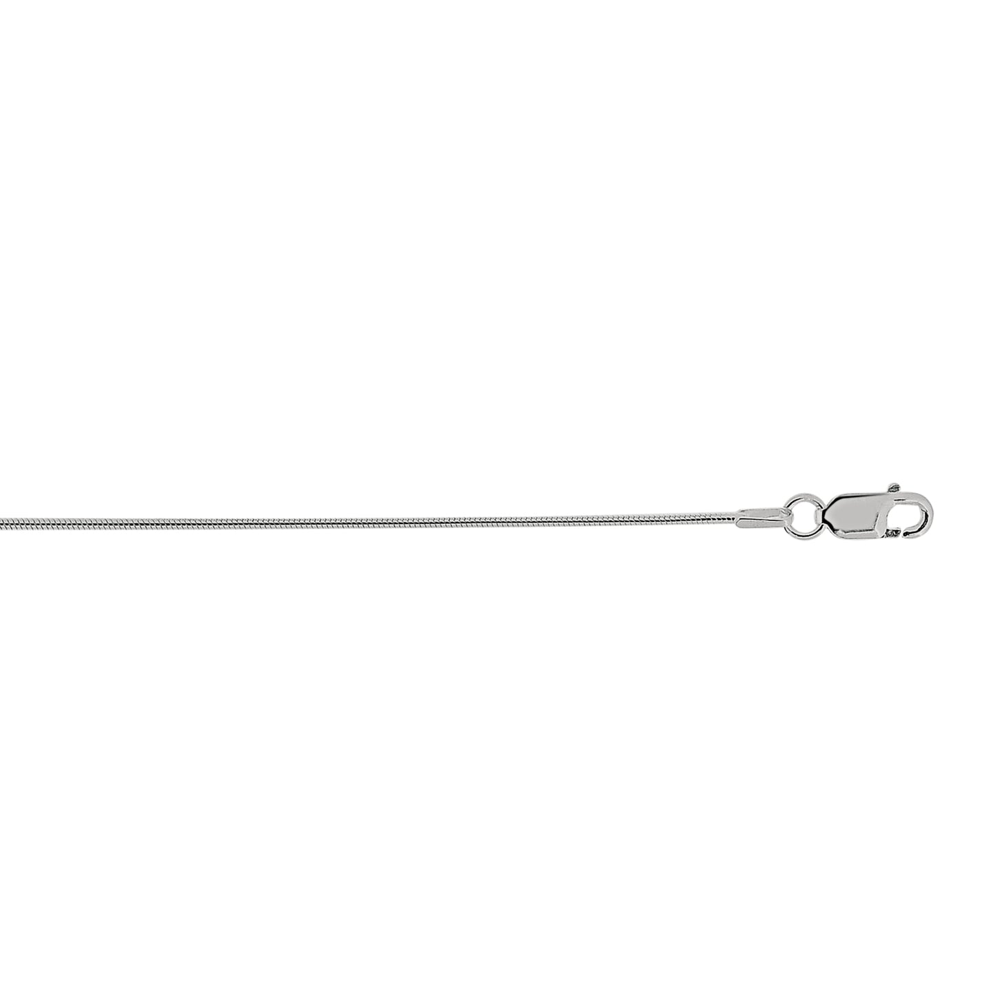 Silver 1.1mm Snake Chain