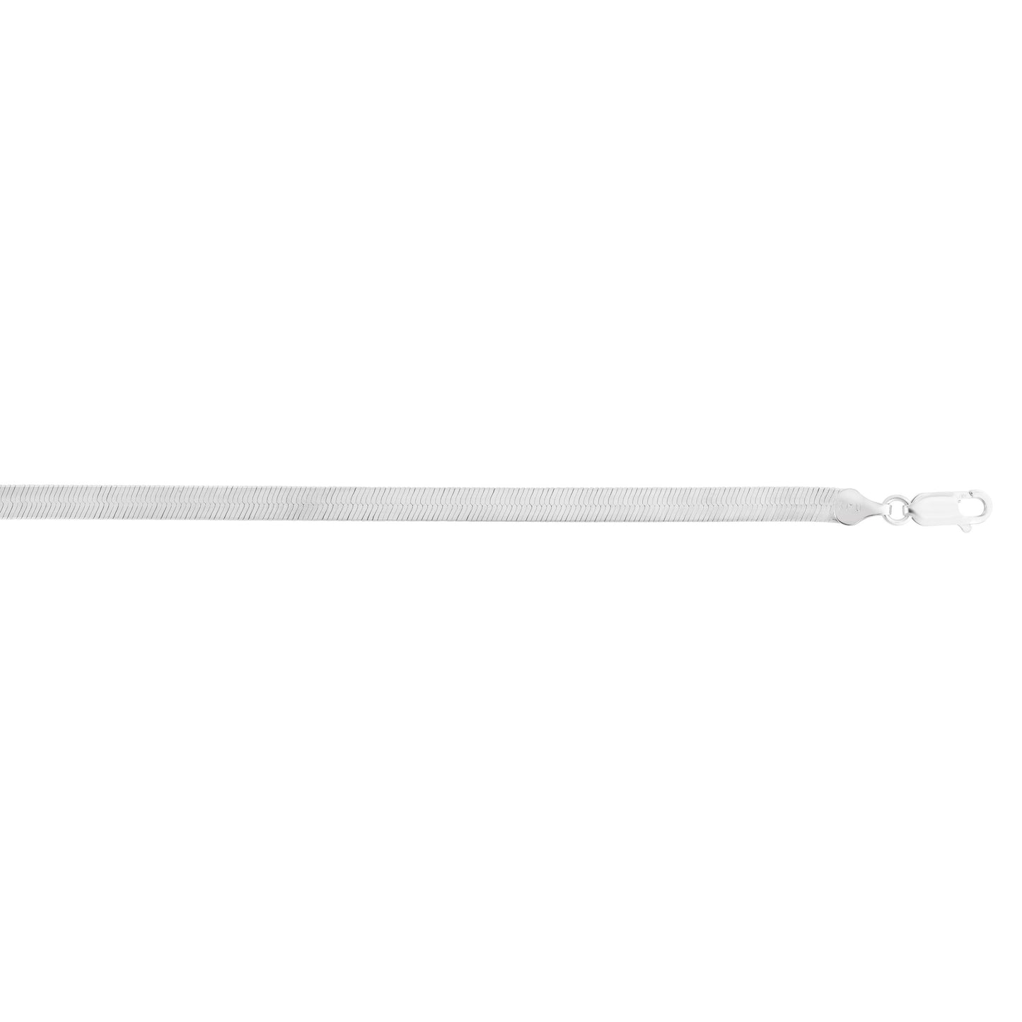 Silver 5.4mm Herringbone Chain