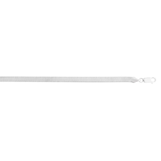 Silver 5.4mm Herringbone Chain