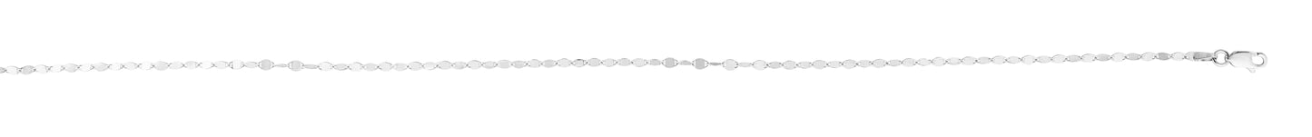 Silver 2.6mm Mirror Chain