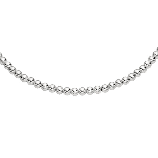 Silver 10mm Bead Bracelet