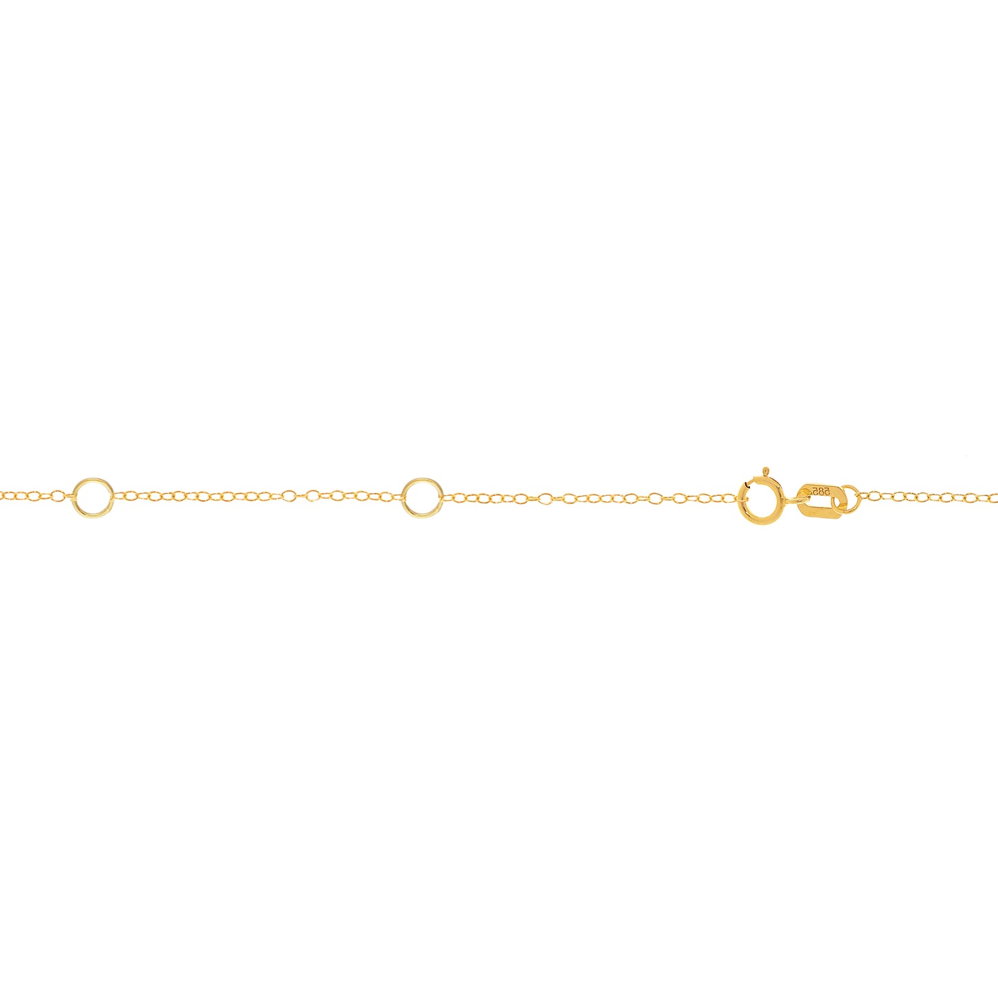 14K Gold 1.3mm Double Extendable Piatto Chain