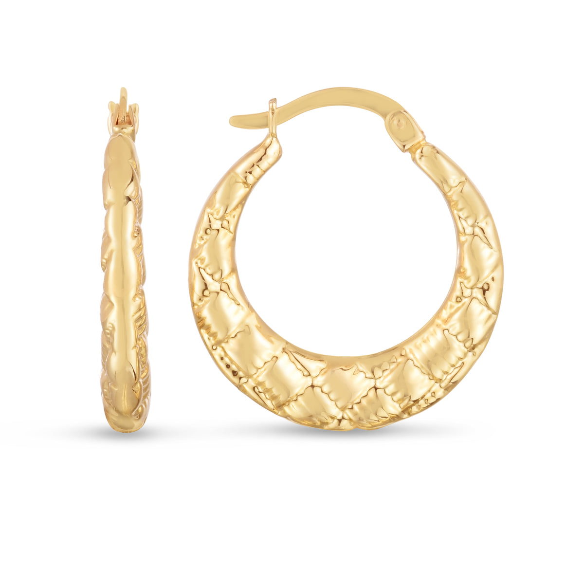 14K Yellow Gold Earring