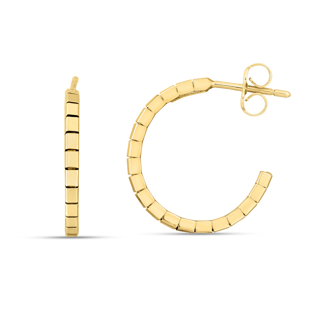 14K Yellow Gold Earring