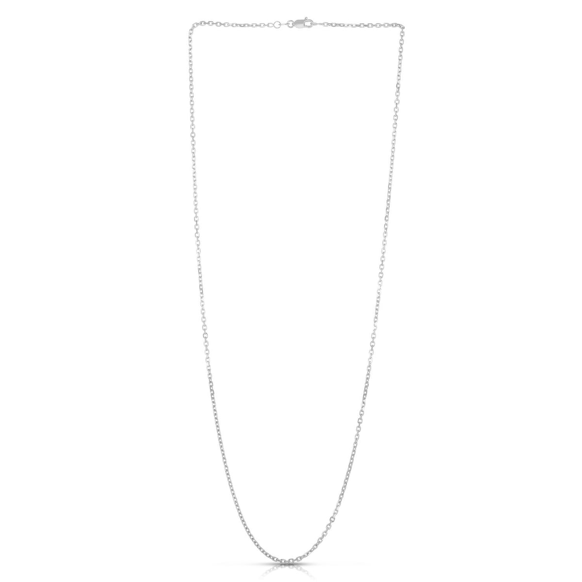 14K White Gold Chain