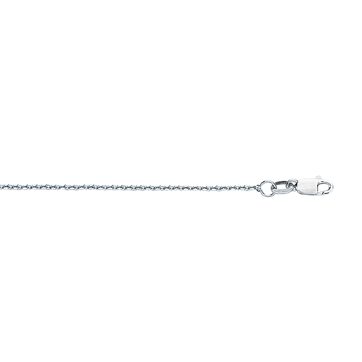 18K White Gold Chain