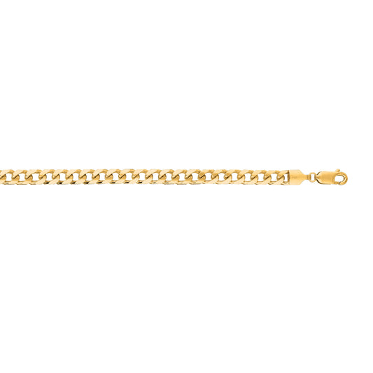 Miami Cuban Chain Bracelet in 14K Yellow Gold — 8.5 Inches, 5.5mm