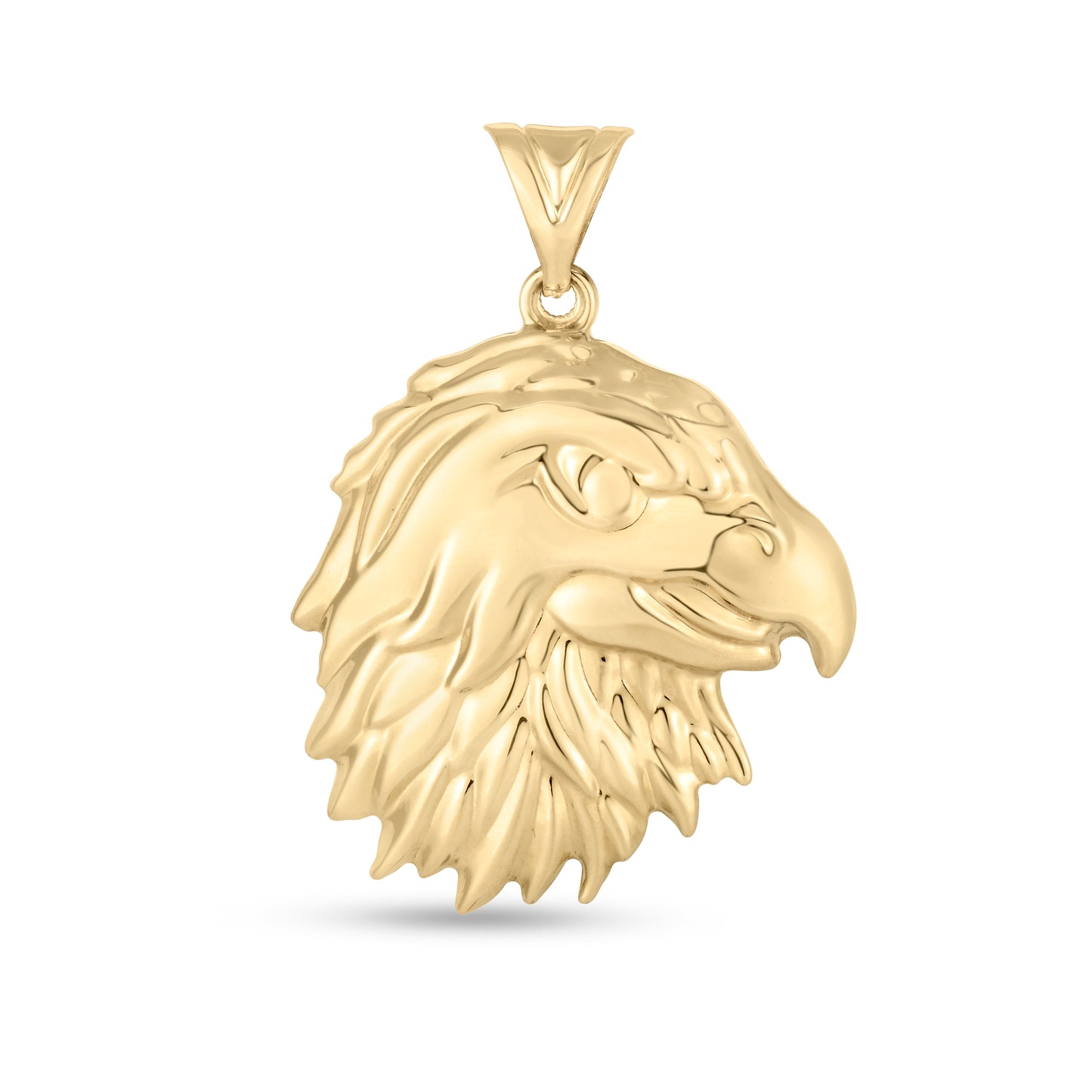 14K Gold Eagle Pendant