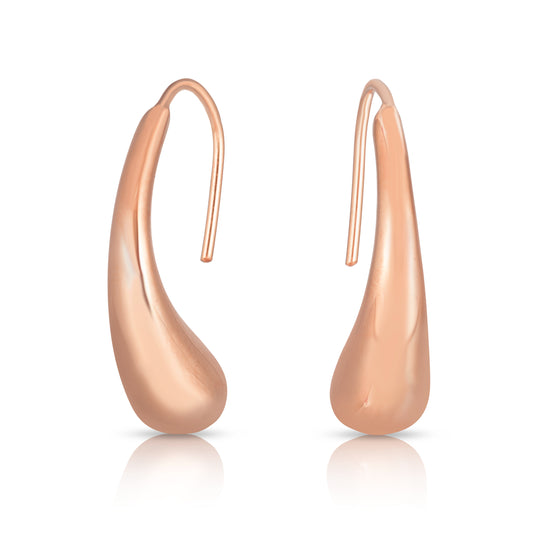 14K Gold Polished Graduated Drop Earring