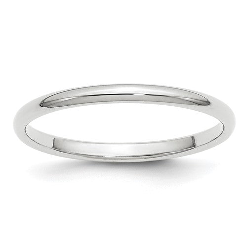 Half Round Wedding Band Size 11