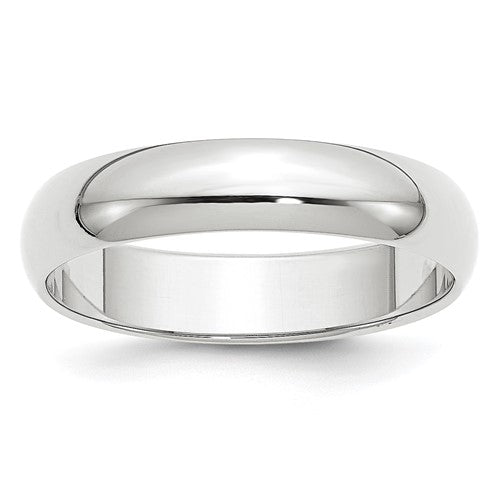 Half Round Wedding Band Size 9