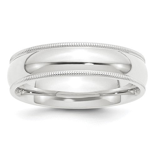 Milgrain Comfort-Fit Wedding Band Size 11.5