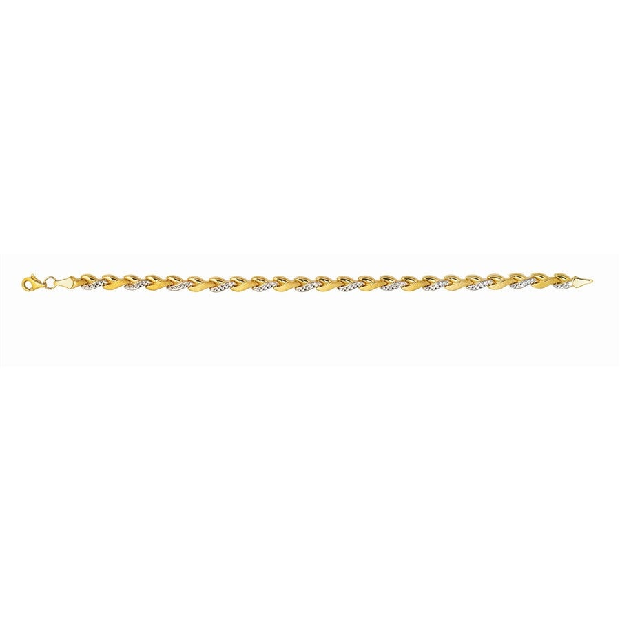 14K Two-Tone Gold Bracelet