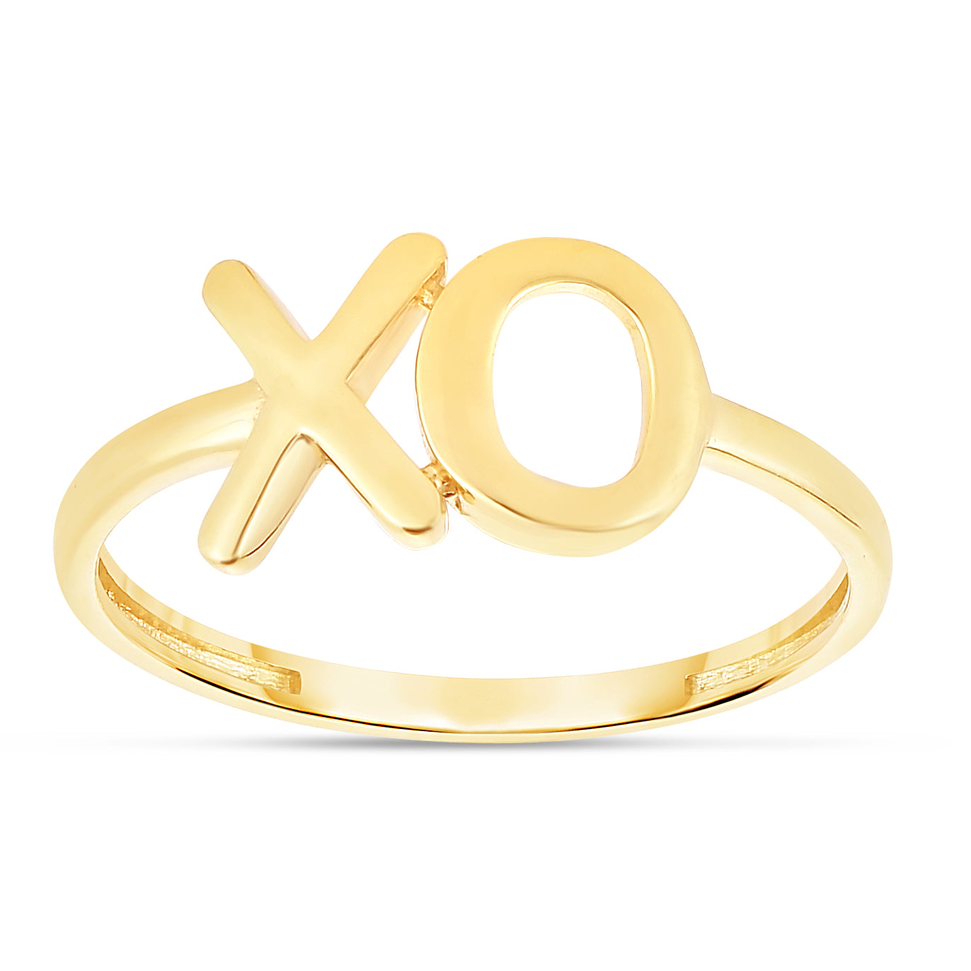 14K Gold "XO" Ring