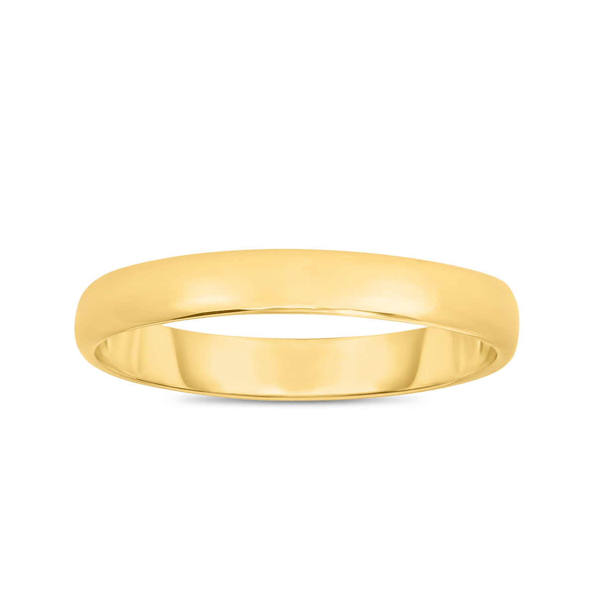 Wedding Band in 14K Yellow Gold — 4mm
