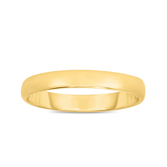 Wedding Band in 14K Yellow Gold — 4mm