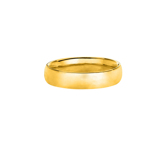 Wedding Band in 14K Yellow Gold — 5mm