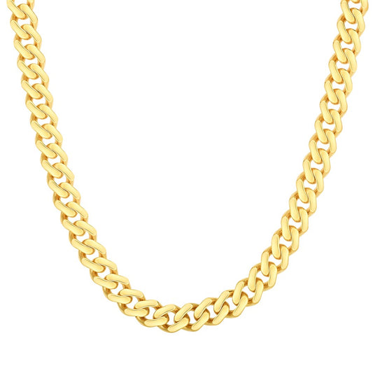 14K Gold 22" 6.5mm Lite Miami Cuban