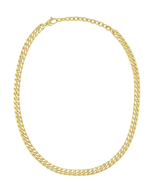 Classic Cuban Bracelet in 14K Yellow Gold — 7.25 Inches