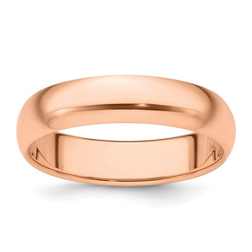 14K Rose Gold Band Ring