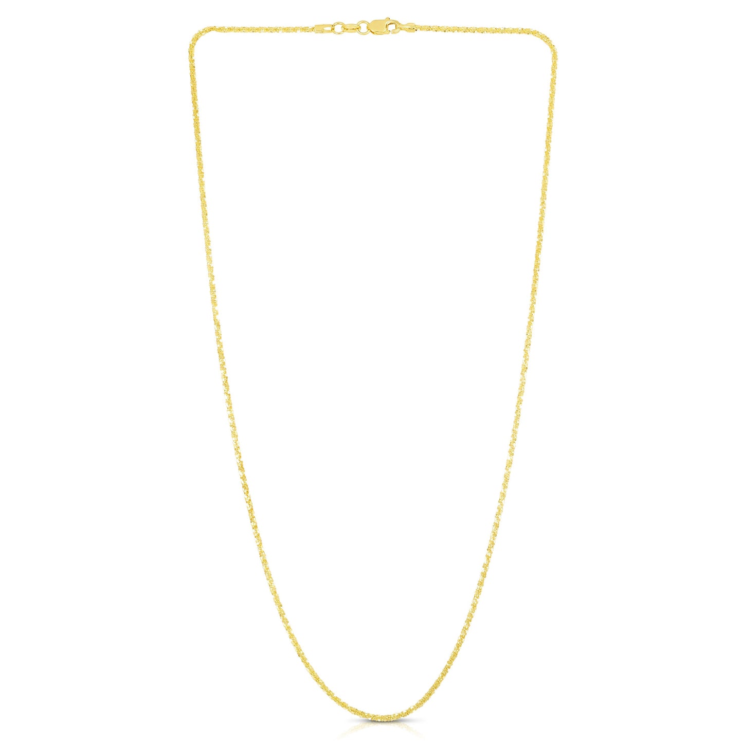 14K Gold 1.5mm Sparkle Chain