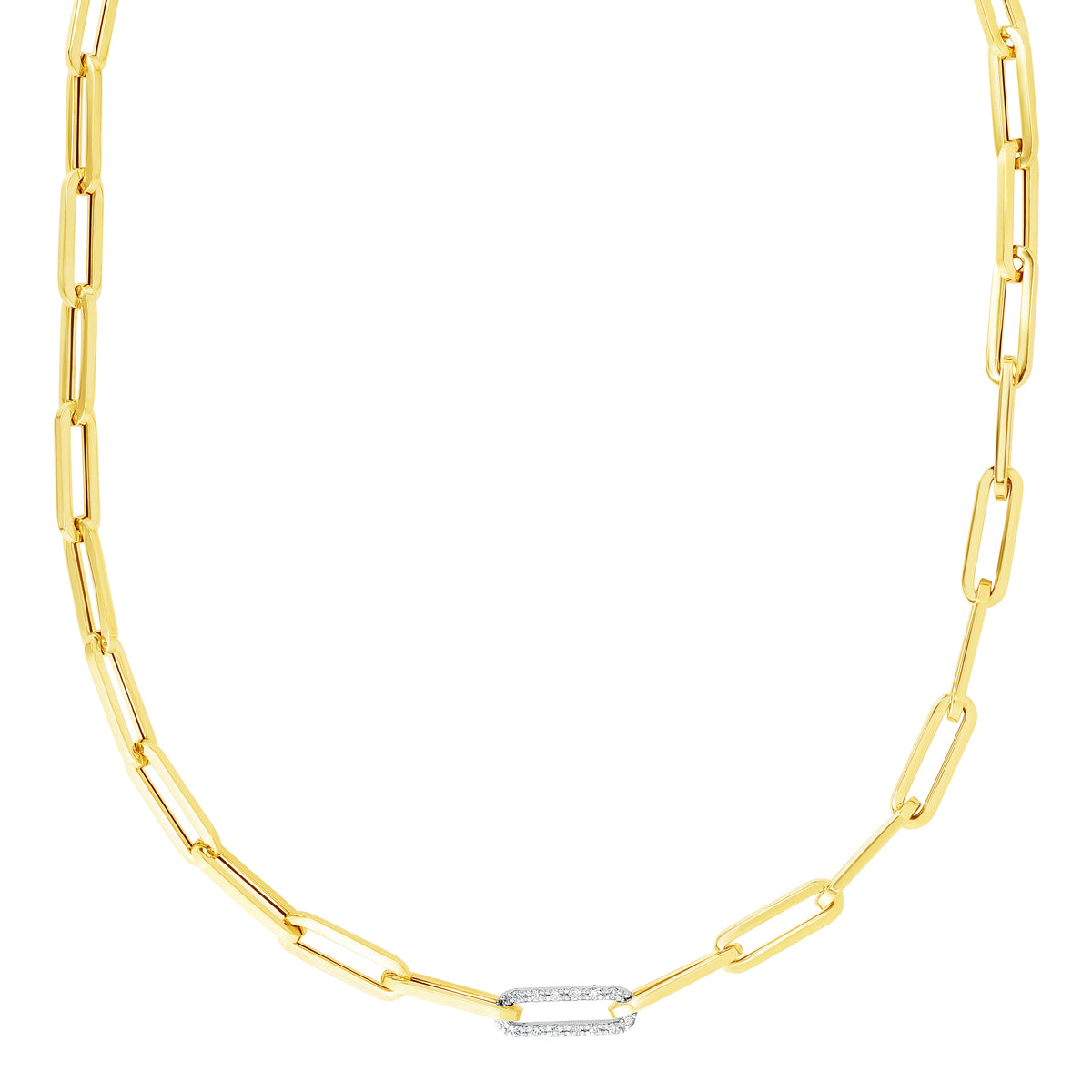 14K Two-Tone Gold Diamond Bracelet