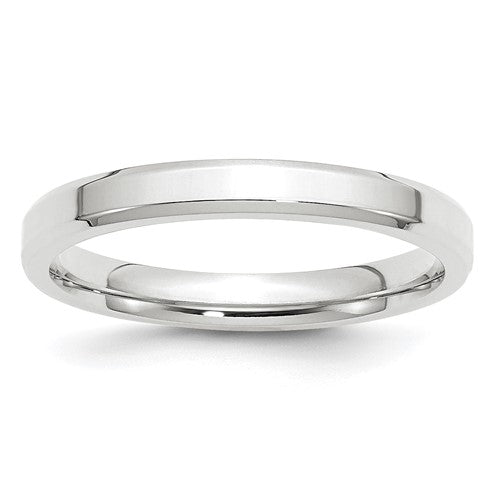 14K White Gold Band Ring