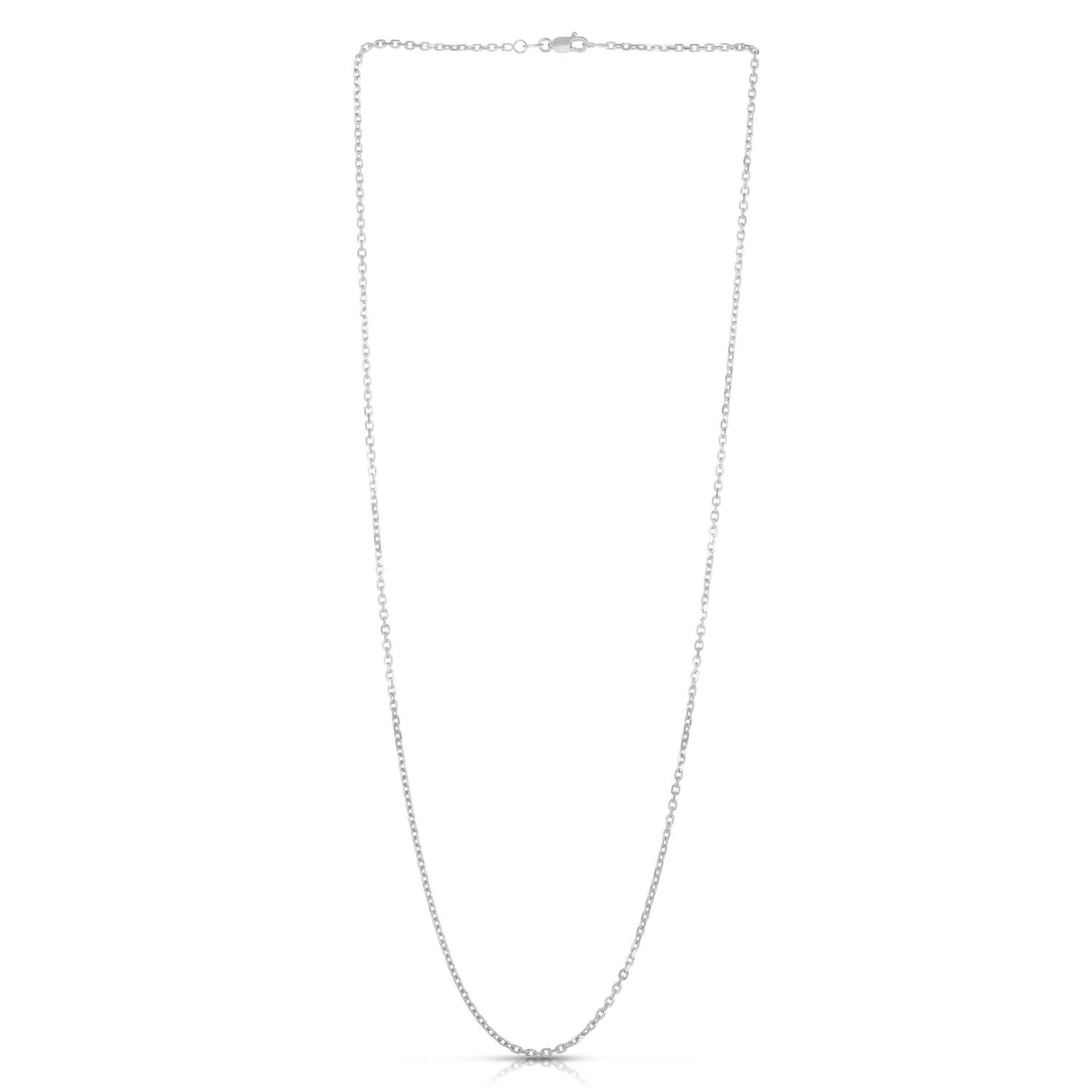 14K Gold 1.9mm Diamond Cut Cable Chain